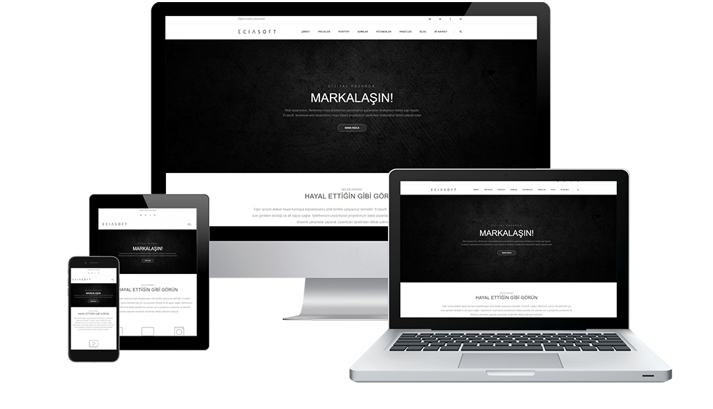 Eciasoft Mobil Uyumlu Web Sitesi